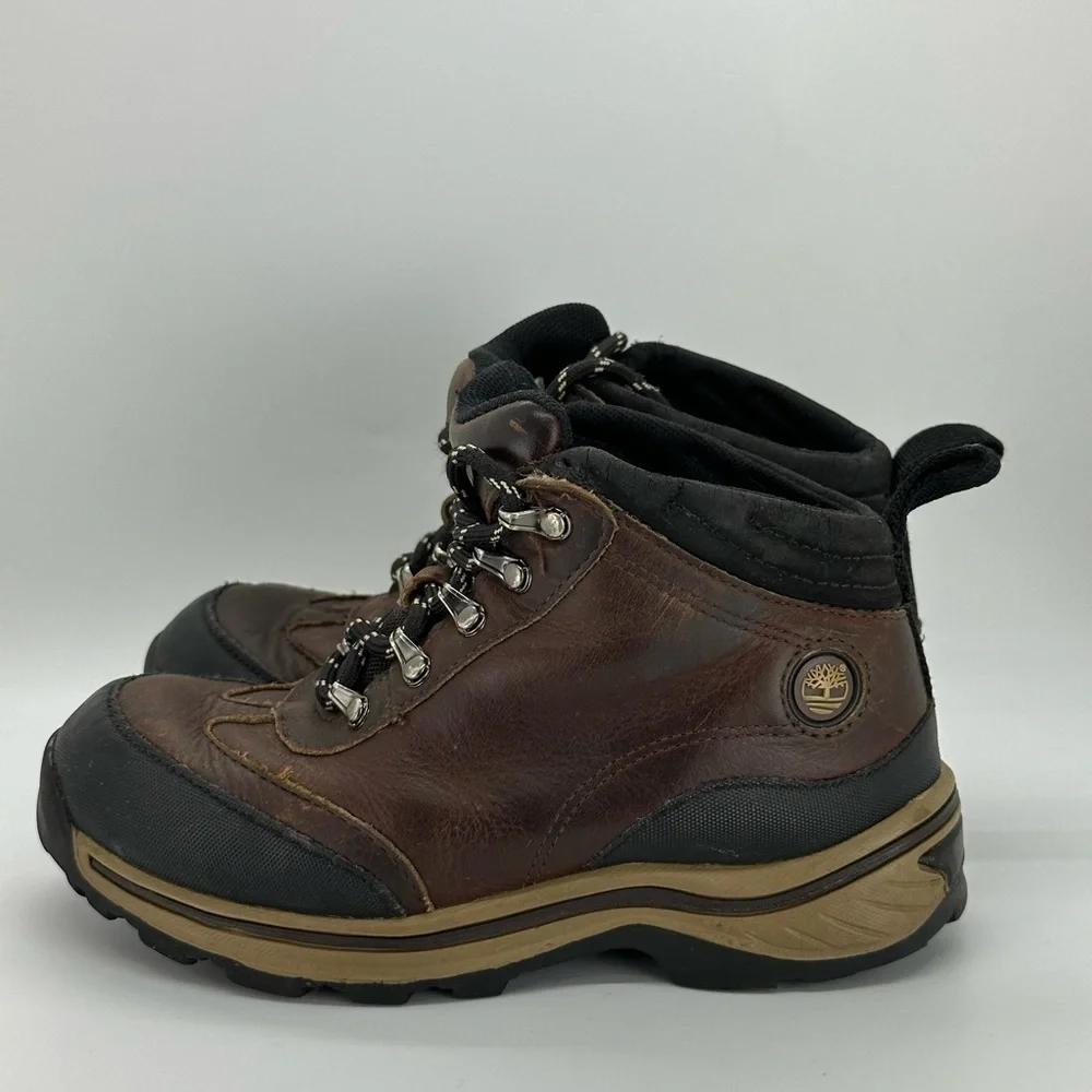 Kids Timberland Leather Backroad Hiking Boots